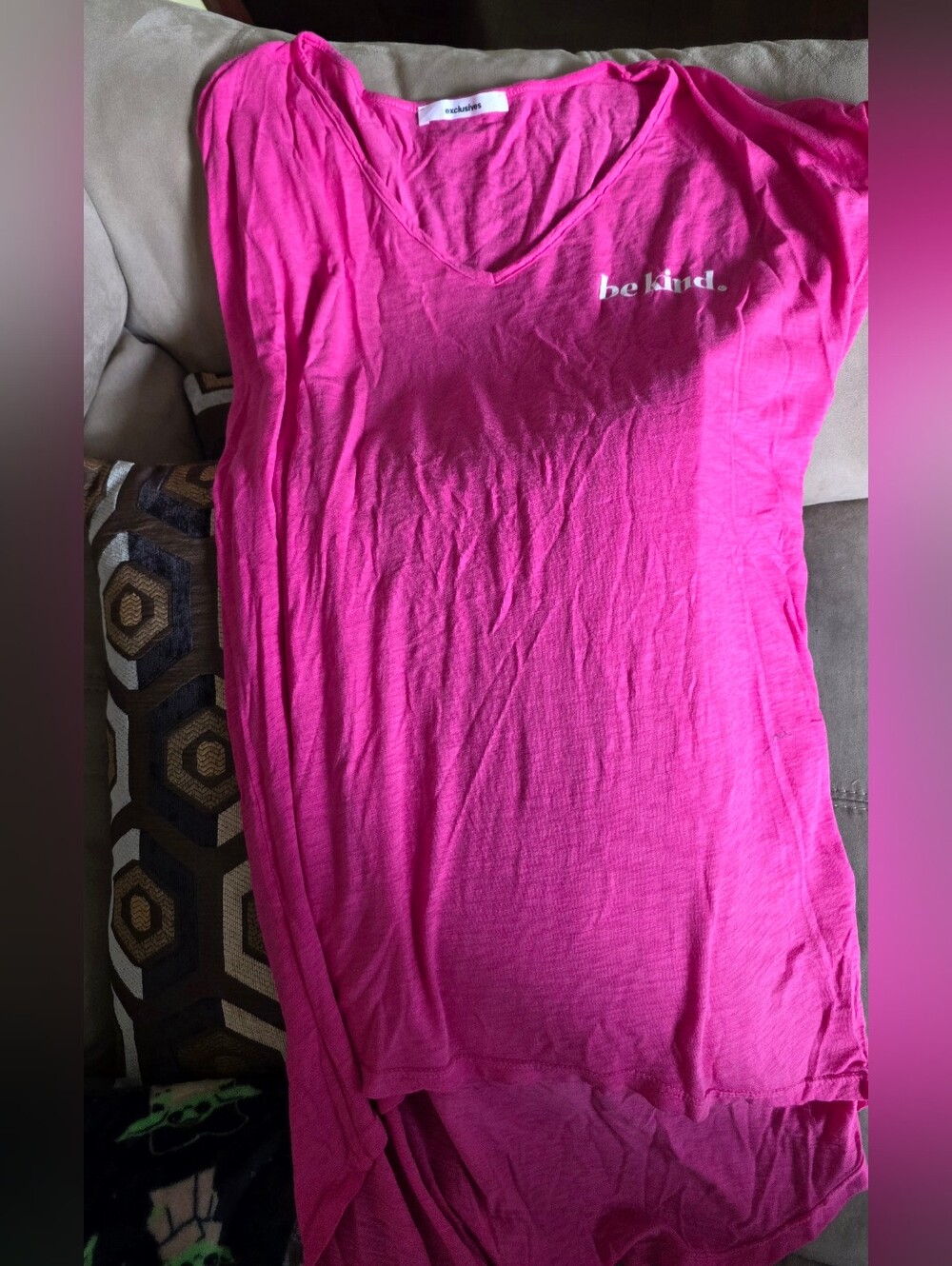 Silver Icing Be Kind Tee Sz L